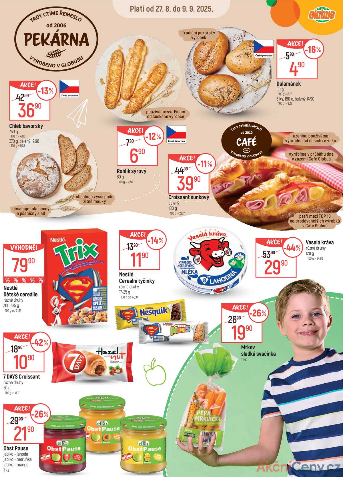 Akční leták Globus 27.8. - 9.9.2025 - Globus Jenišov u Karlových Varů strana 4