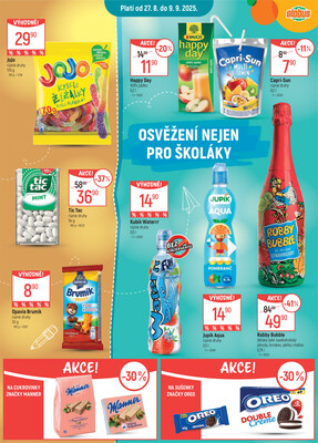 Akční leták Globus 27.8. - 2.9.2025 - Globus Jenišov u Karlových Varů