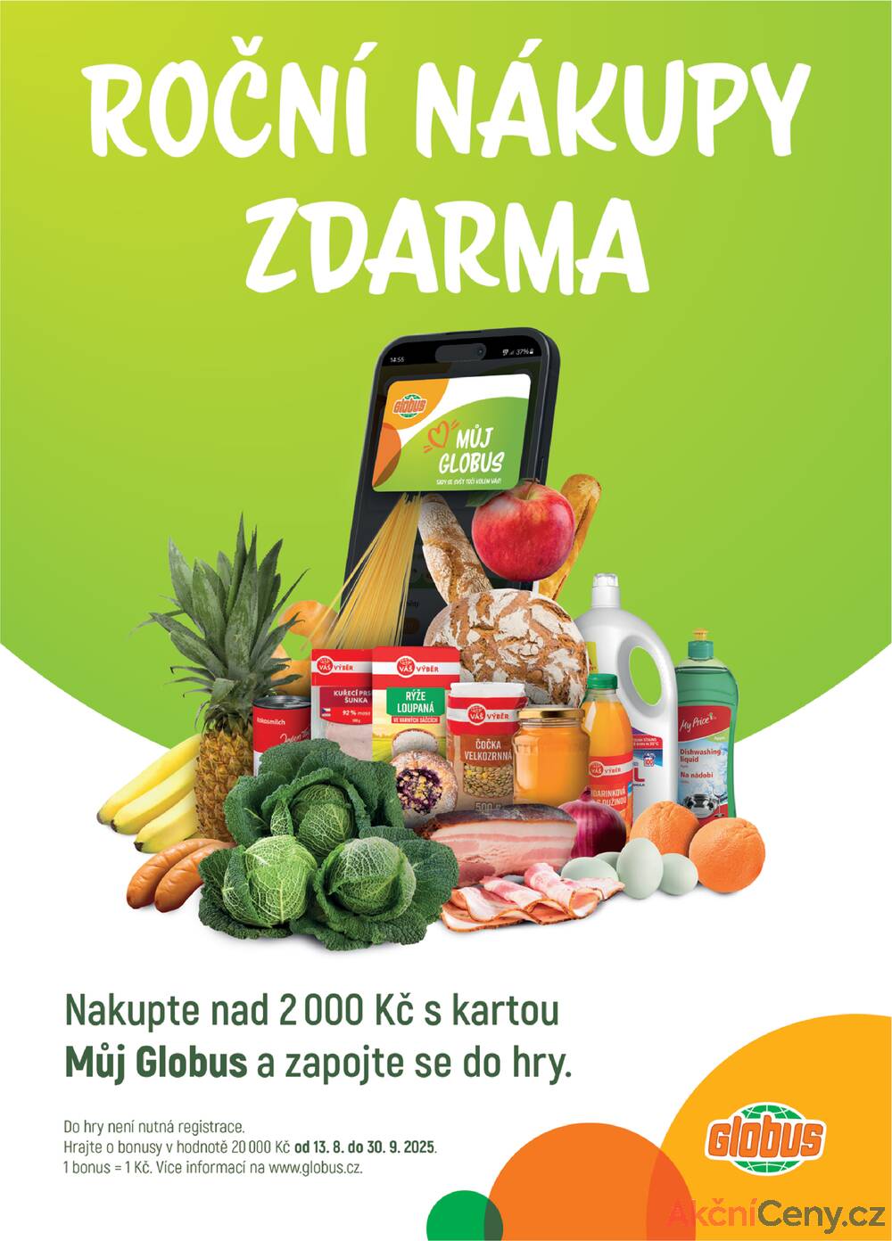 Leták Globus - Akční leták Globus 27.8. - 2.9.2025 - Globus Jenišov u Karlových Varů - strana 1