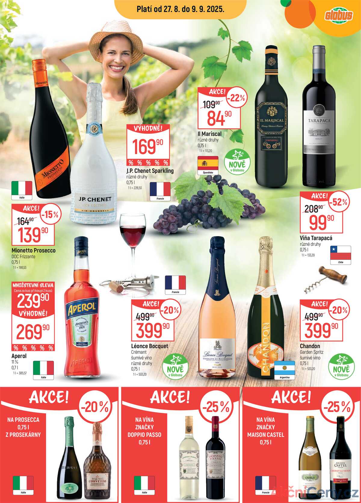 Akční leták Globus 27.8. - 9.9.2025 - Globus Chotíkov u Plzně strana 2