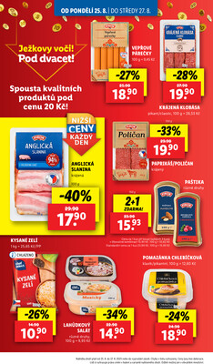 Lidl od 25.8. do 27.8.2025