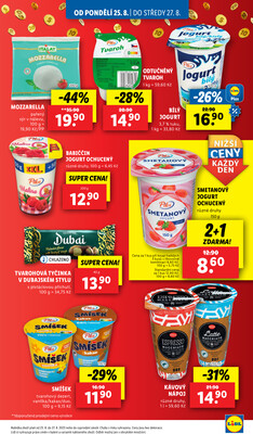 Lidl od 25.8. do 27.8.2025