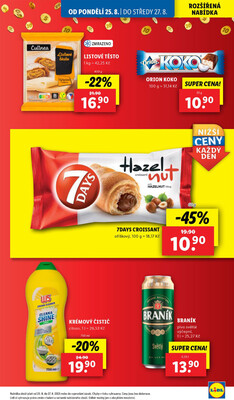 Lidl od 25.8. do 27.8.2025