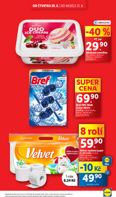 Lidl Čtvrtek od 28.8. do 31.8.2025