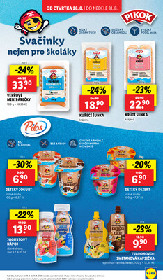 Lidl Čtvrtek od 28.8. do 31.8.2025