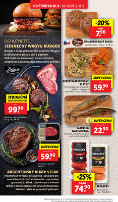 Lidl Čtvrtek od 28.8. do 31.8.2025