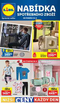 Lidl Spotřební zboží od 25.8. do 31.8.2025