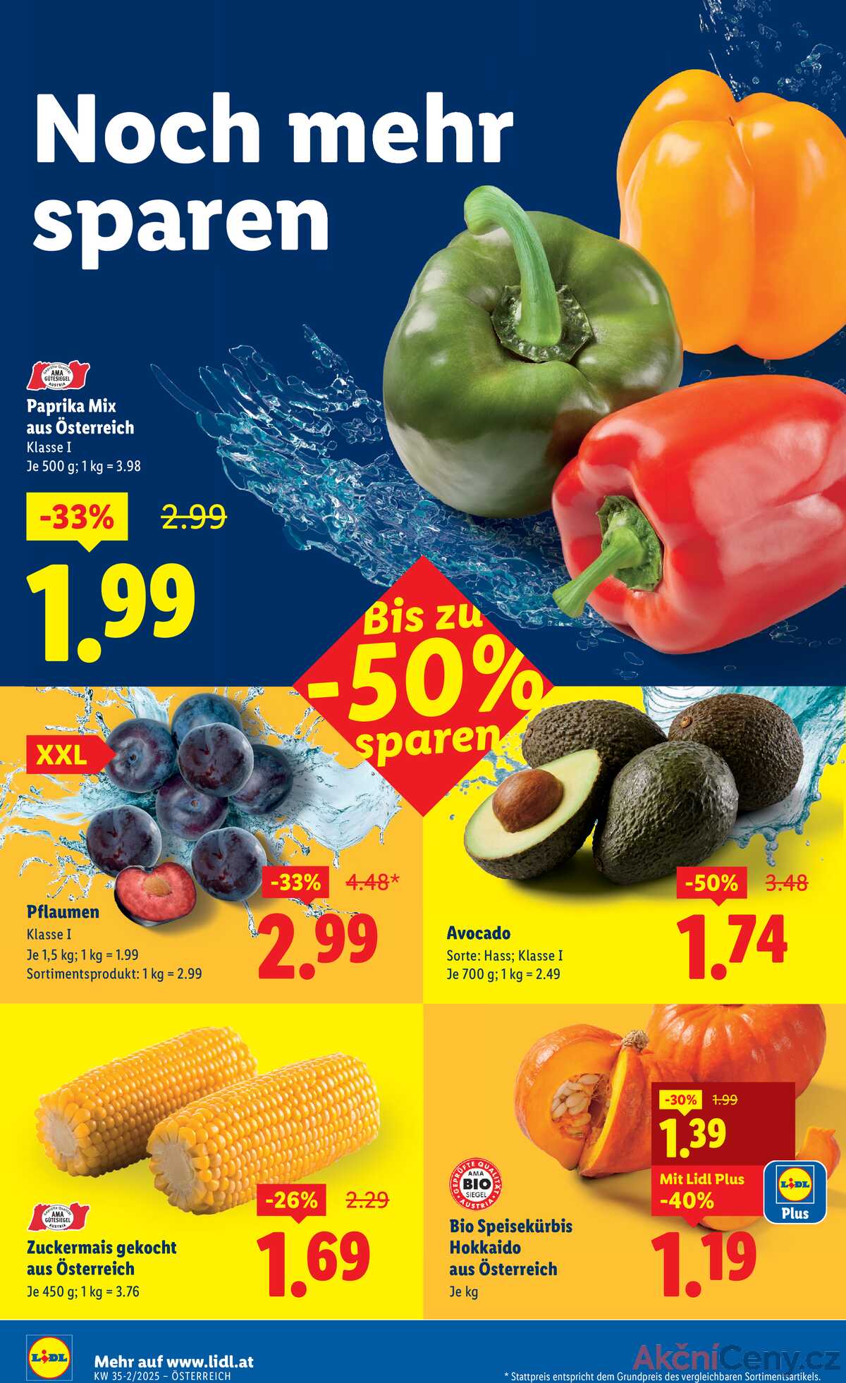 Leták Lidl Rakousko 28.8.-3.9.2025 strana 4