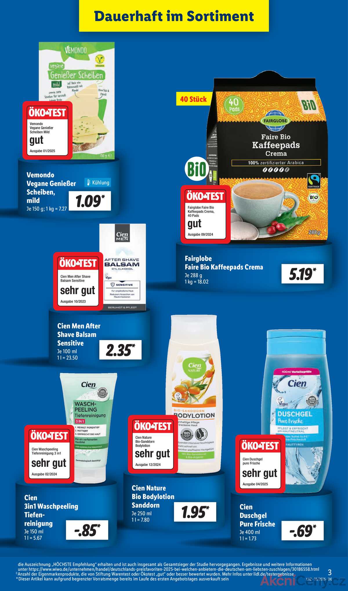Leták Lidl Německo 25.8.-30.8.2025 strana 3