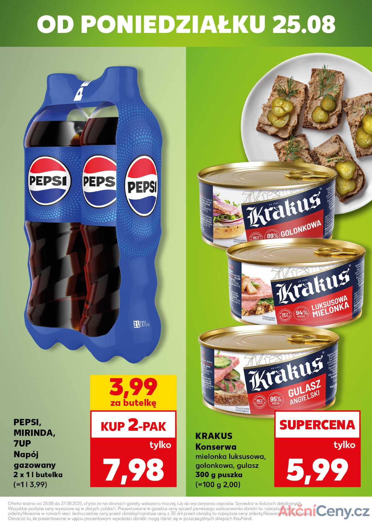 Leták Kaufland Polsko 25.8.-27.8.2025 - Silný start strana 3