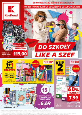 Leták Kaufland Polsko 25.8.-31.8.2025