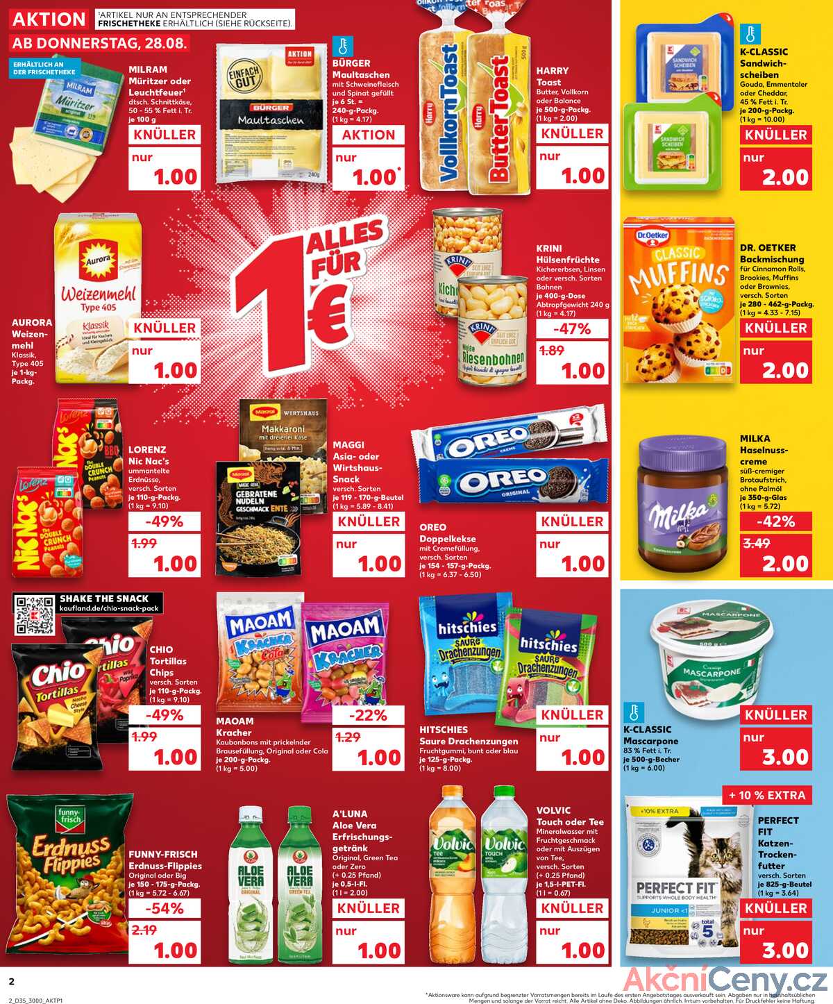Leták Kaufland Německo 28.8.-3.9.2025 strana 2