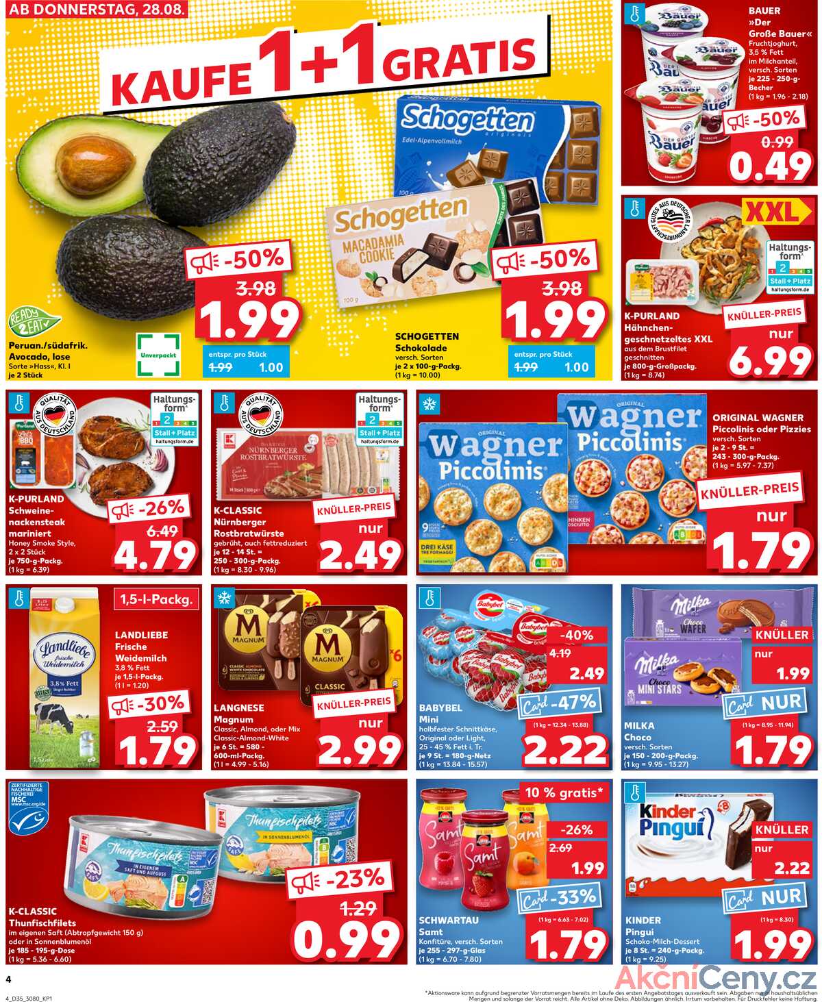 Leták Kaufland Německo 28.8.-3.9.2025 strana 4