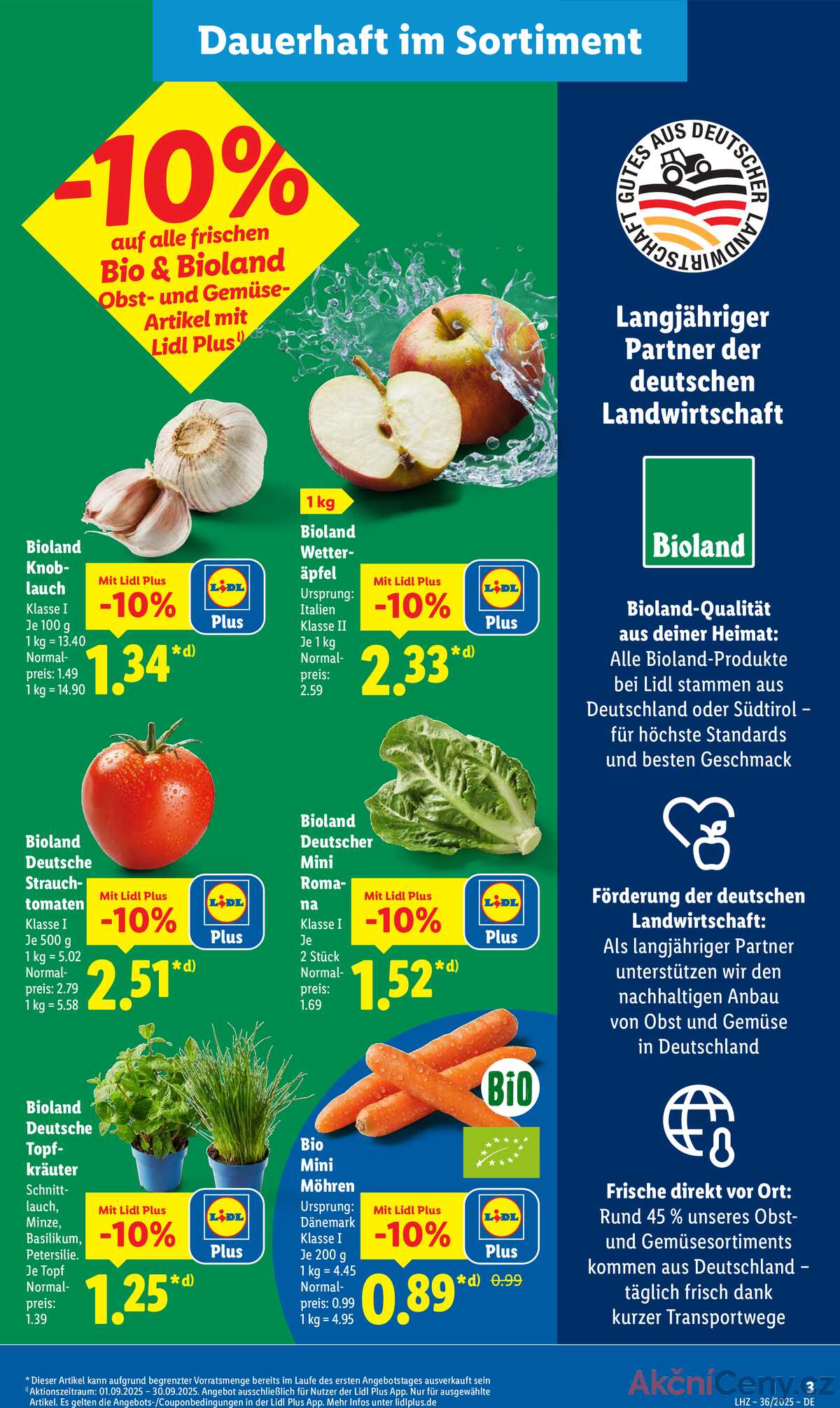 Leták Lidl Německo 1.9.-6.9.2025 strana 3