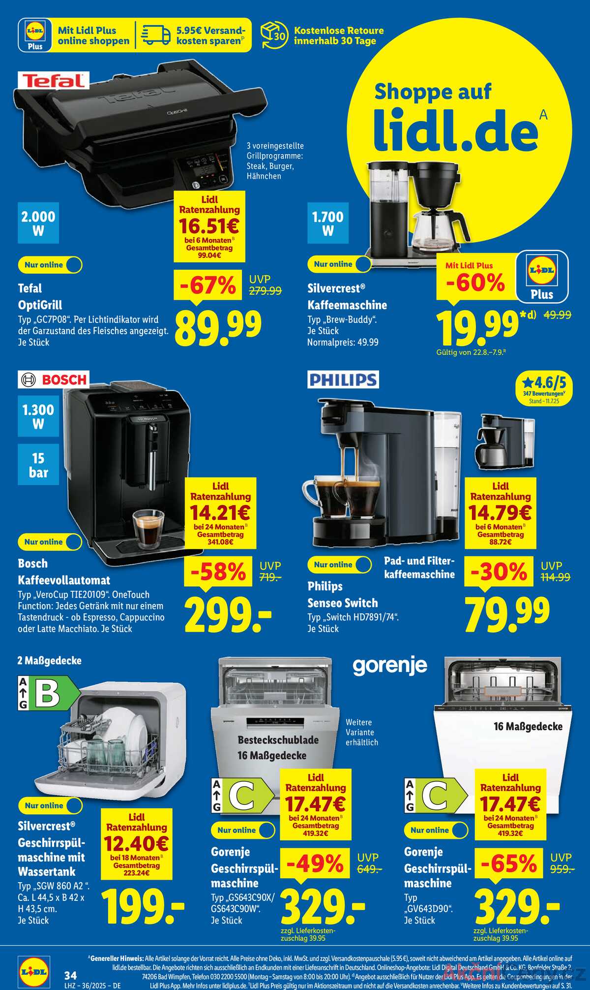Leták Lidl Německo 1.9.-6.9.2025 strana 4