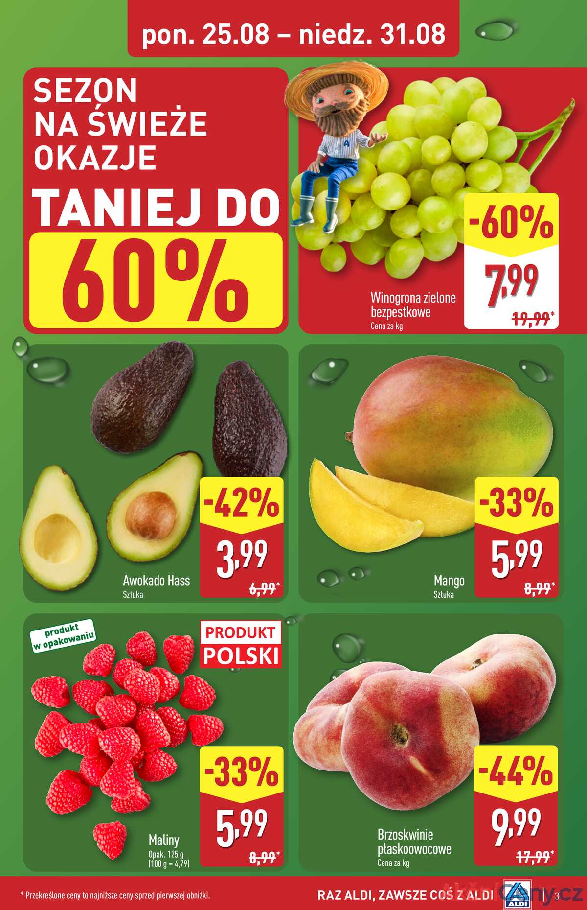Leták Aldi Polsko 25.8.-31.8.2025 strana 3