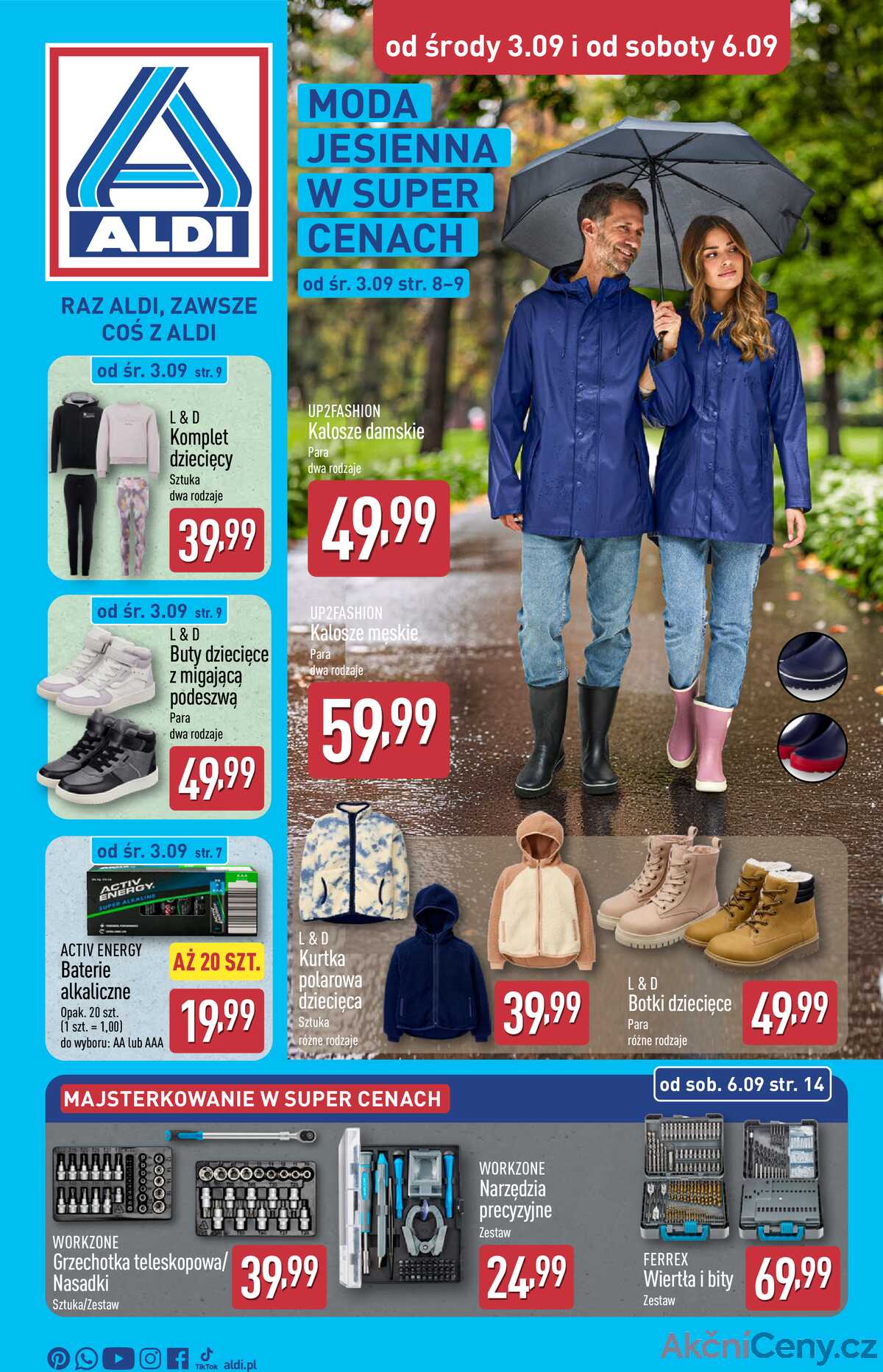 Leták Aldi Polsko 3.9.-9.9.2025 - Od středy 3.09 a strana 1