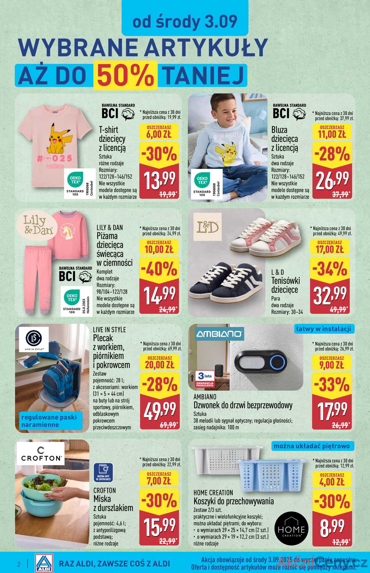 Leták Aldi Polsko 3.9.-9.9.2025 - Od středy 3.09 a strana 2