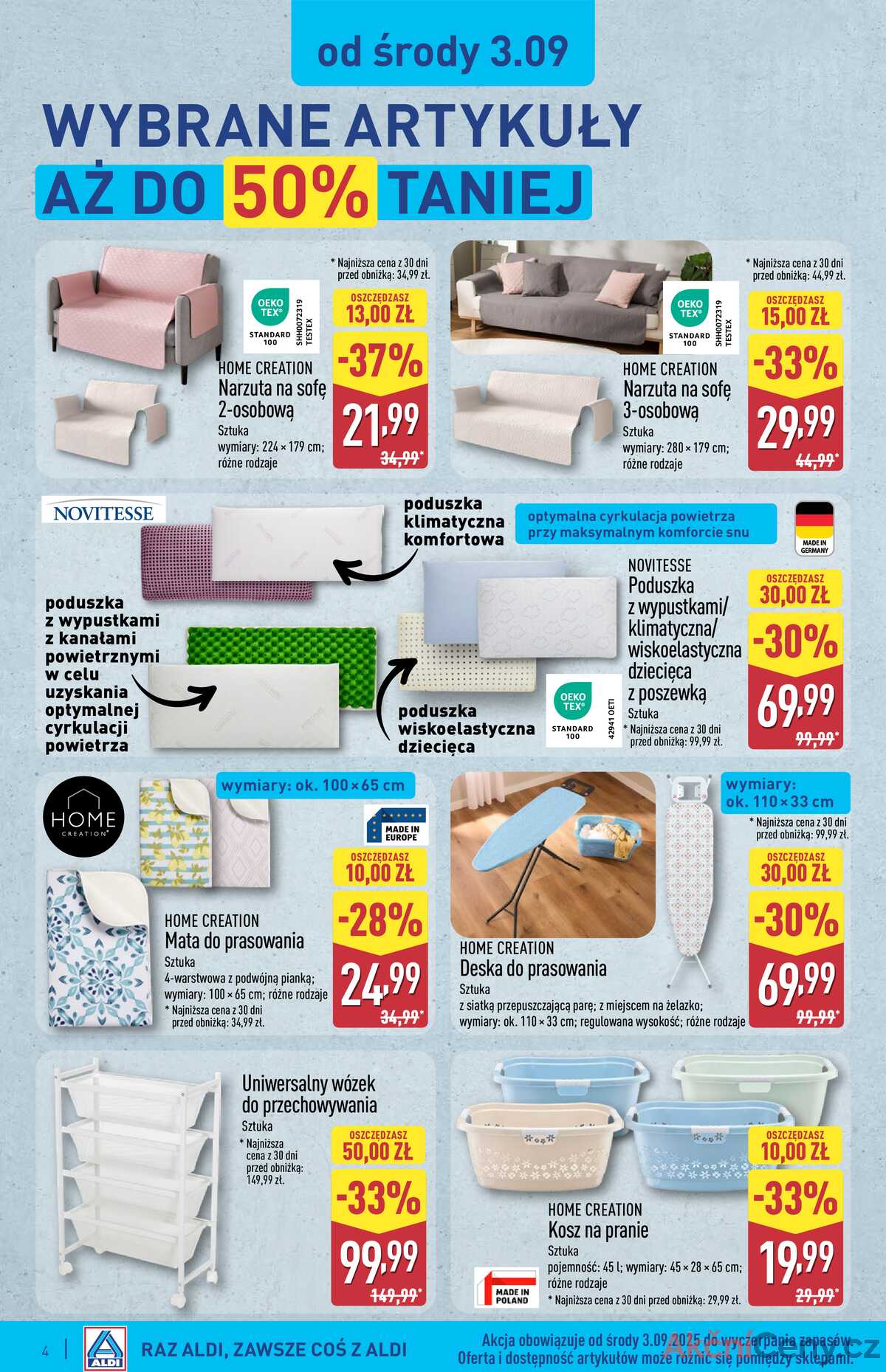 Leták Aldi Polsko 3.9.-9.9.2025 - Od středy 3.09 a strana 4
