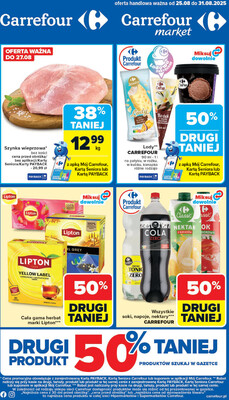 Leták Carrefour Polsko 25.8.-31.8.2025 - Trh od pondělí
