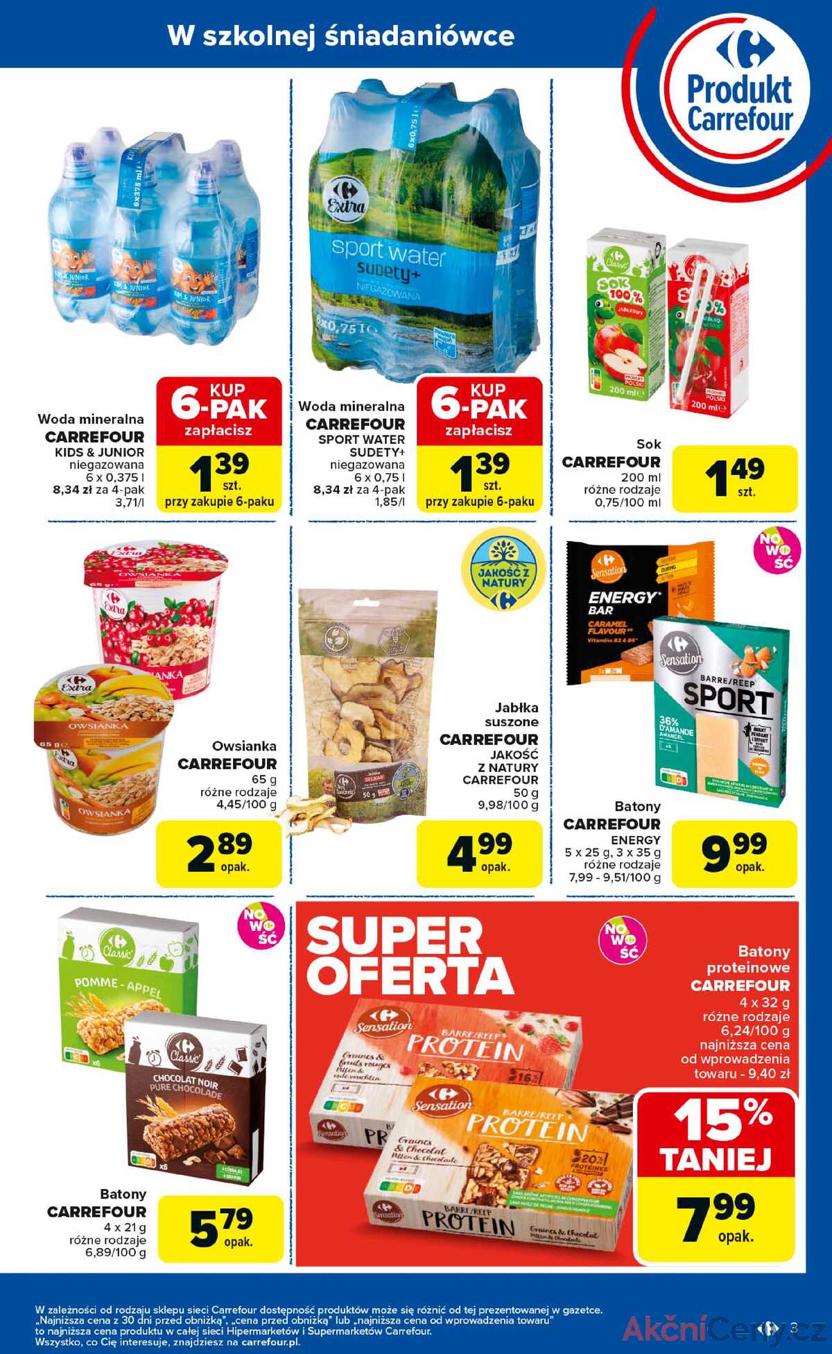 Leták Carrefour Polsko 25.8.-6.9.2025 - Výrobek od pondělí strana 3