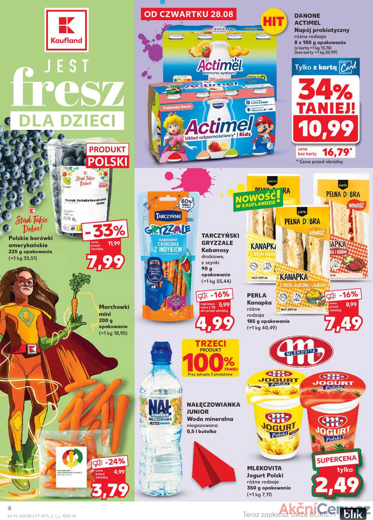 Leták Kaufland Polsko 28.8.-3.9.2025 - Noviny týdne strana 4