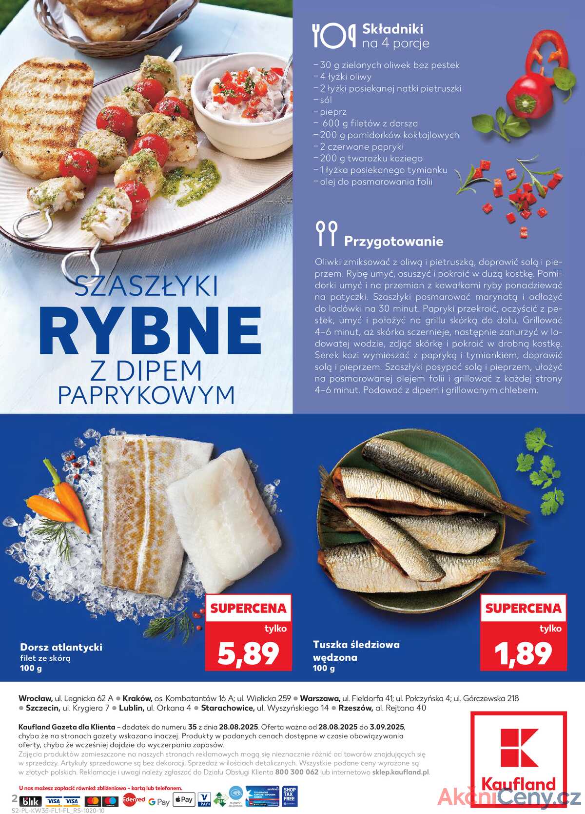 Leták Kaufland Polsko 28.8.-3.9.2025 strana 2