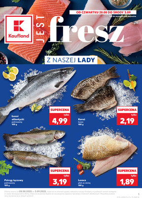 Leták Kaufland Polsko 28.8.-3.9.2025