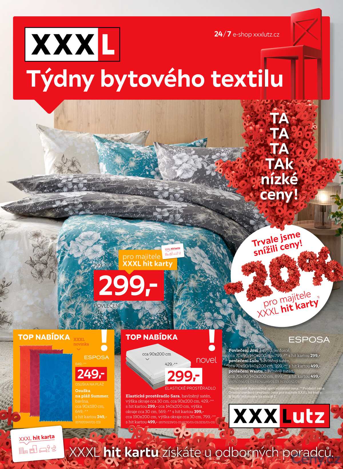 XXXLutz Týdny bytového textilu  od 25.8. do 14.9.2025 strana 1