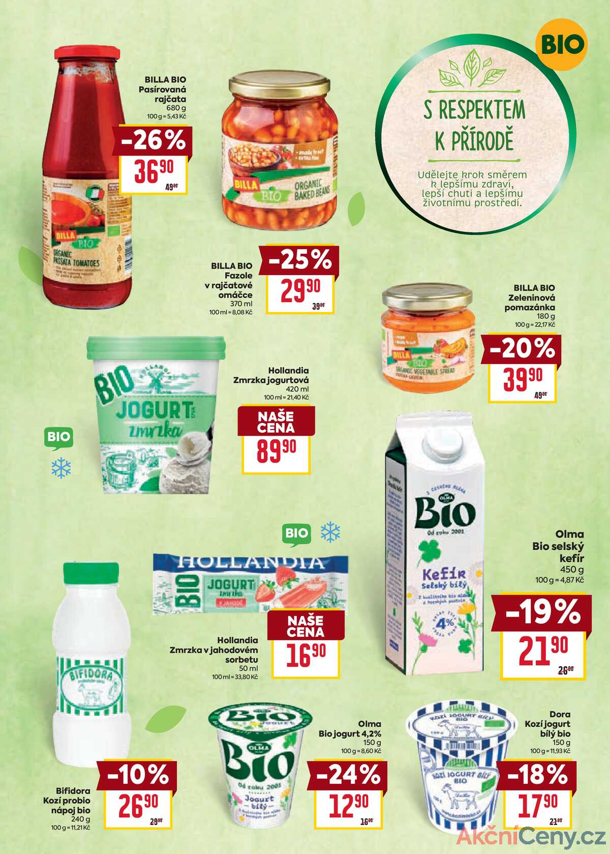 Billa katalog Bio od 1.9. do 30.9.2025 strana 3