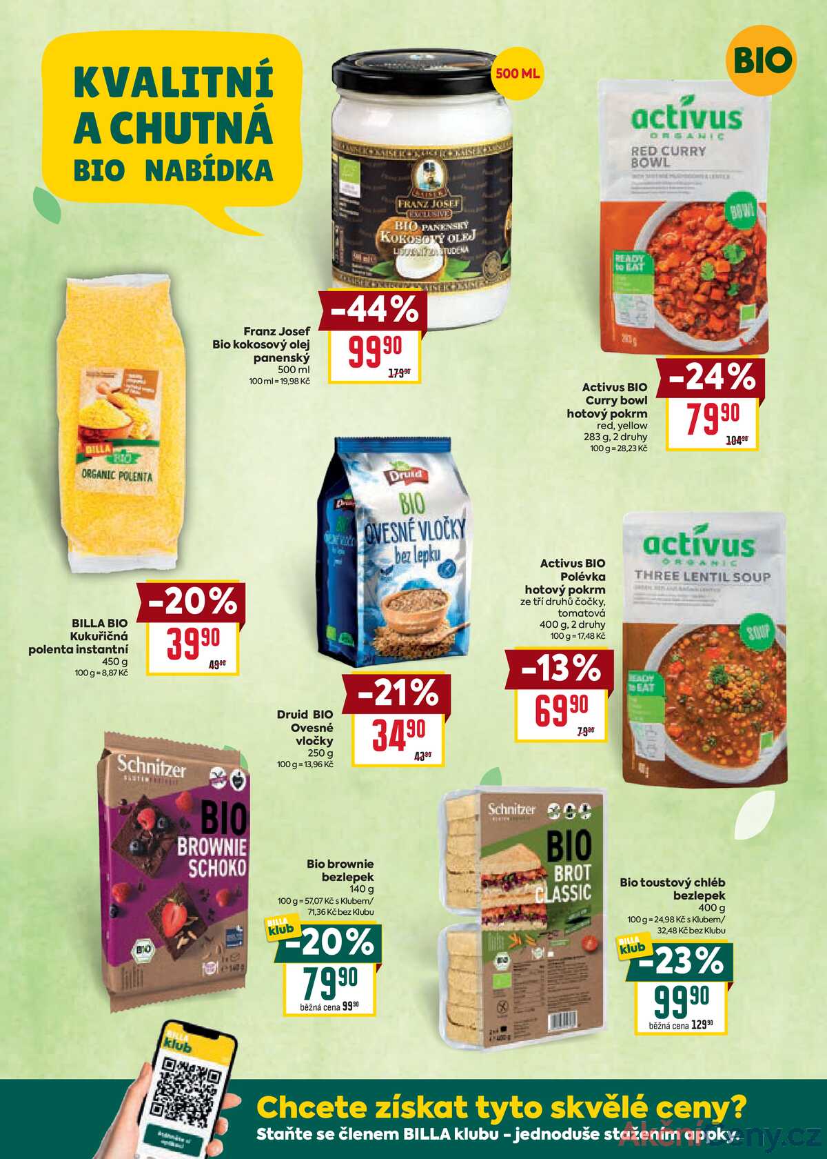 Billa katalog Bio od 1.9. do 30.9.2025 strana 5