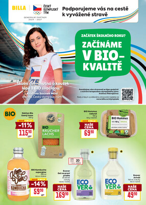 Billa katalog Bio od 1.9. do 30.9.2025