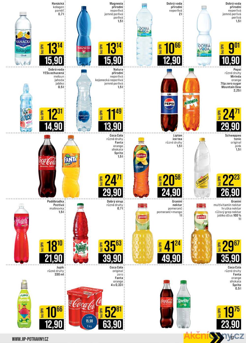 Leták JIP - JIP Cash & Carry České Budějovice, Most, Náchod, Polička, Sušice a Svoboda nad Úpou od 27.8. do 2.9.2025 - strana 17
