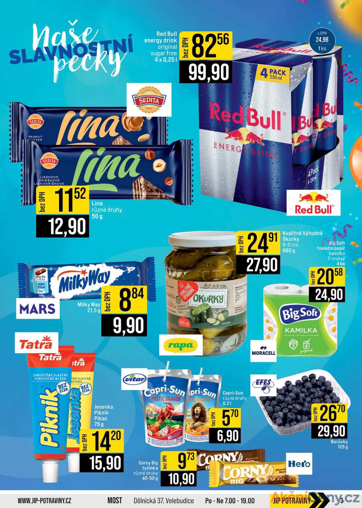 JIP Cash & Carry Brno, Praha, Ostrava, Jilemnice, Pardubice, Ostrava, Karlovy Vary, Olomouc a Zlín od 27.8. do 2.9.2025 strana 3
