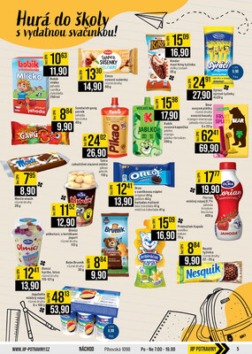 JIP Cash & Carry Brno, Praha, Ostrava, Jilemnice, Pardubice, Ostrava, Karlovy Vary, Olomouc a Zlín od 27.8. do 2.9.2025