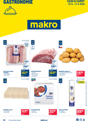 Makro Gastronomie do 9.9.