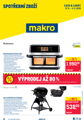 Makro Spotřební zboží do 9.9.