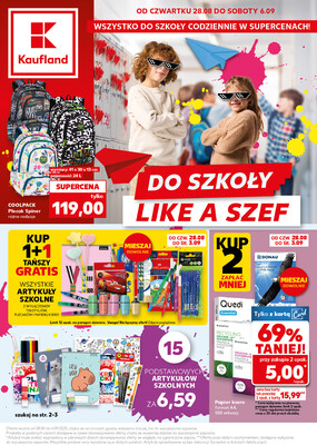 Leták Kaufland Polsko 28.8.-6.9.2025