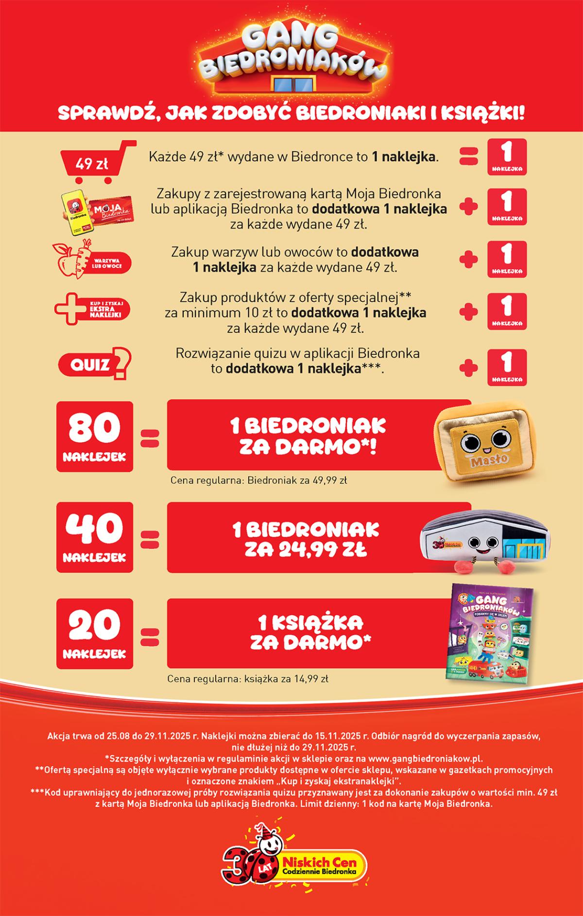 Leták Biedronka Polsko 28.8.-3.9.2025 strana 3