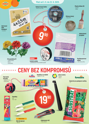 Akční leták Globus 3.9. - 23.9.2025 - Globus Praha - Čakovice