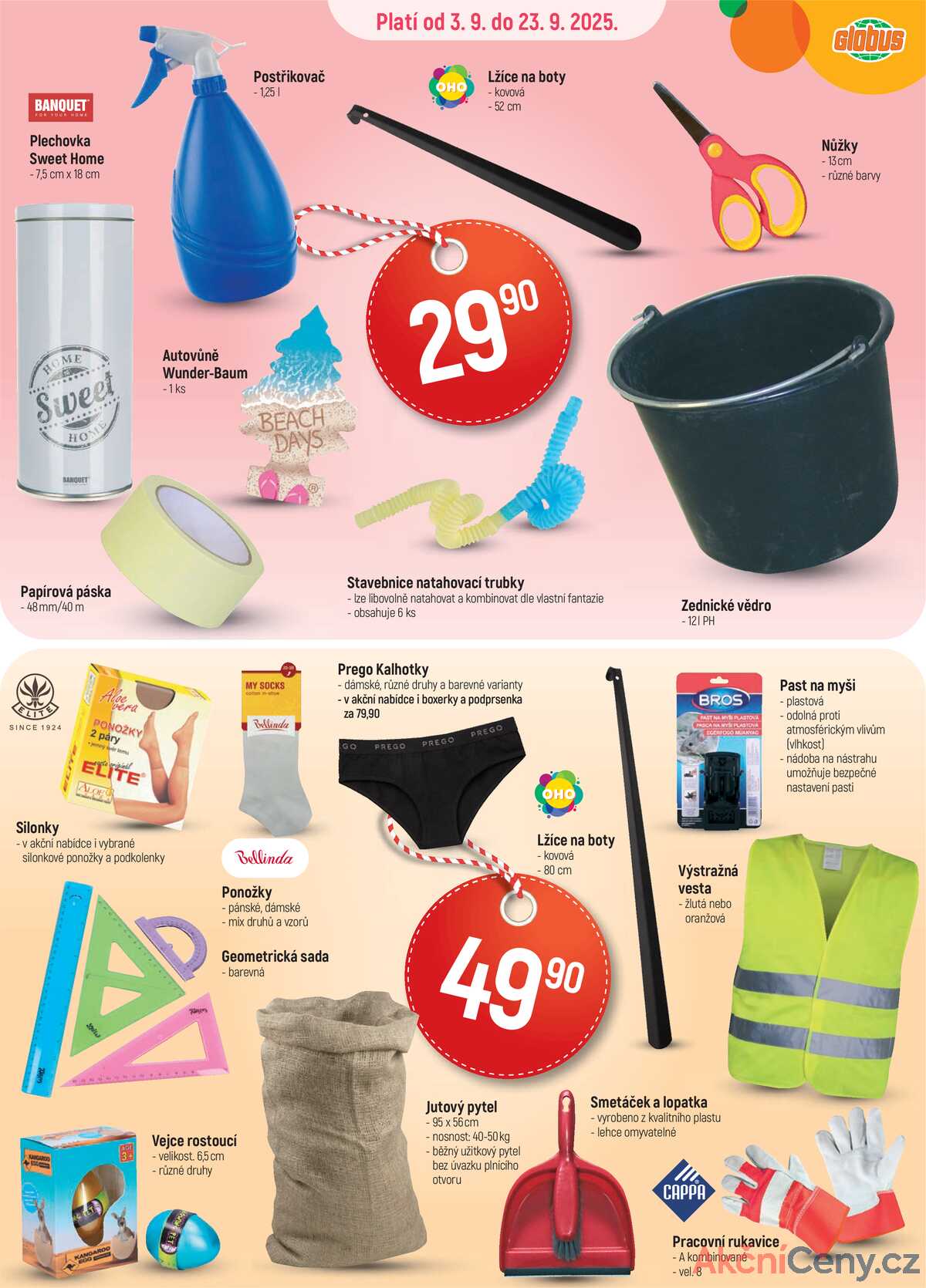 Akční leták Globus 3.9. - 23.9.2025 - Globus Jenišov u Karlových Varů strana 2