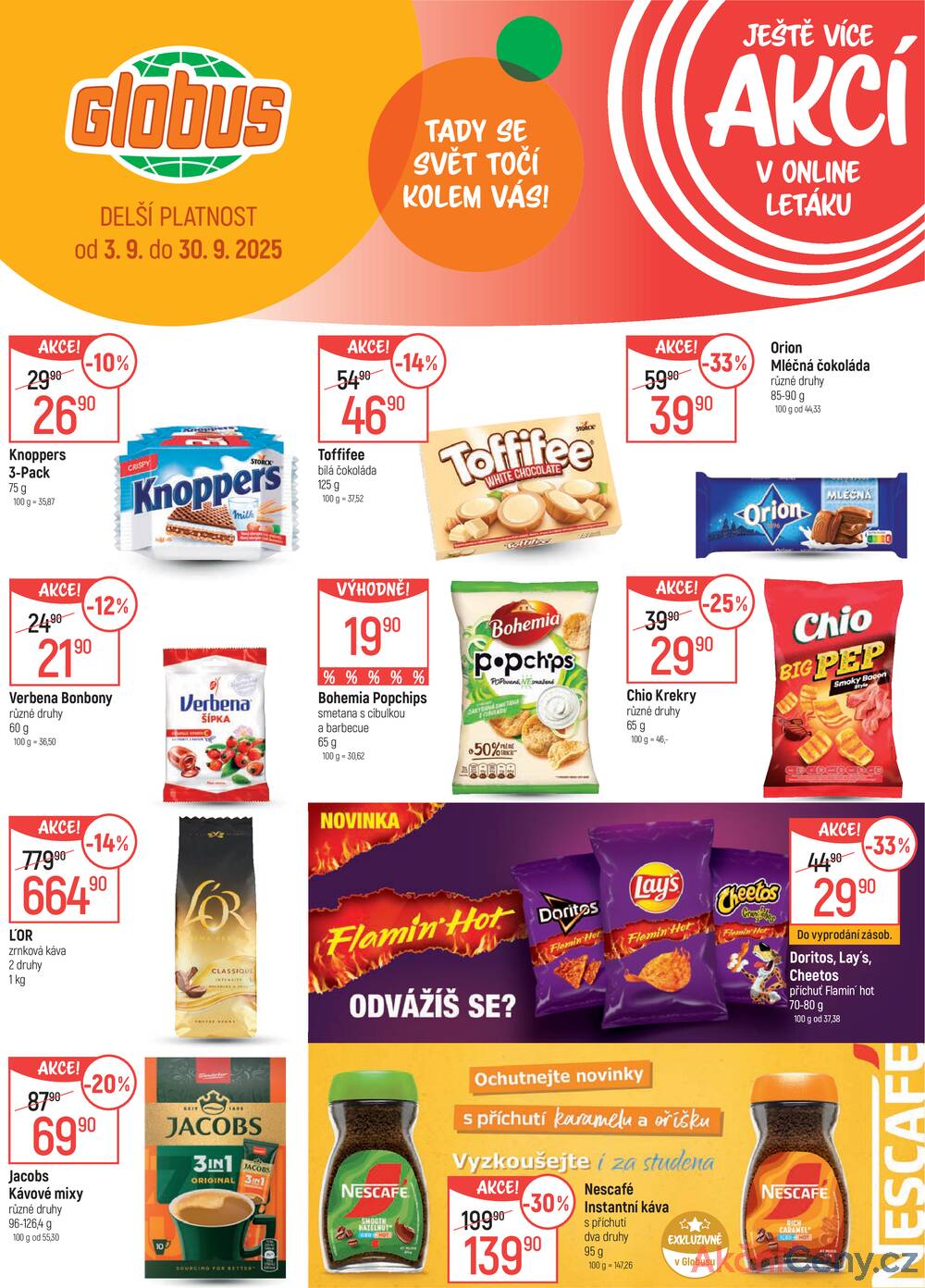 Leták Globus - Akční leták Globus 3.9. - 9.9.2025 - Globus Opava - strana 36
