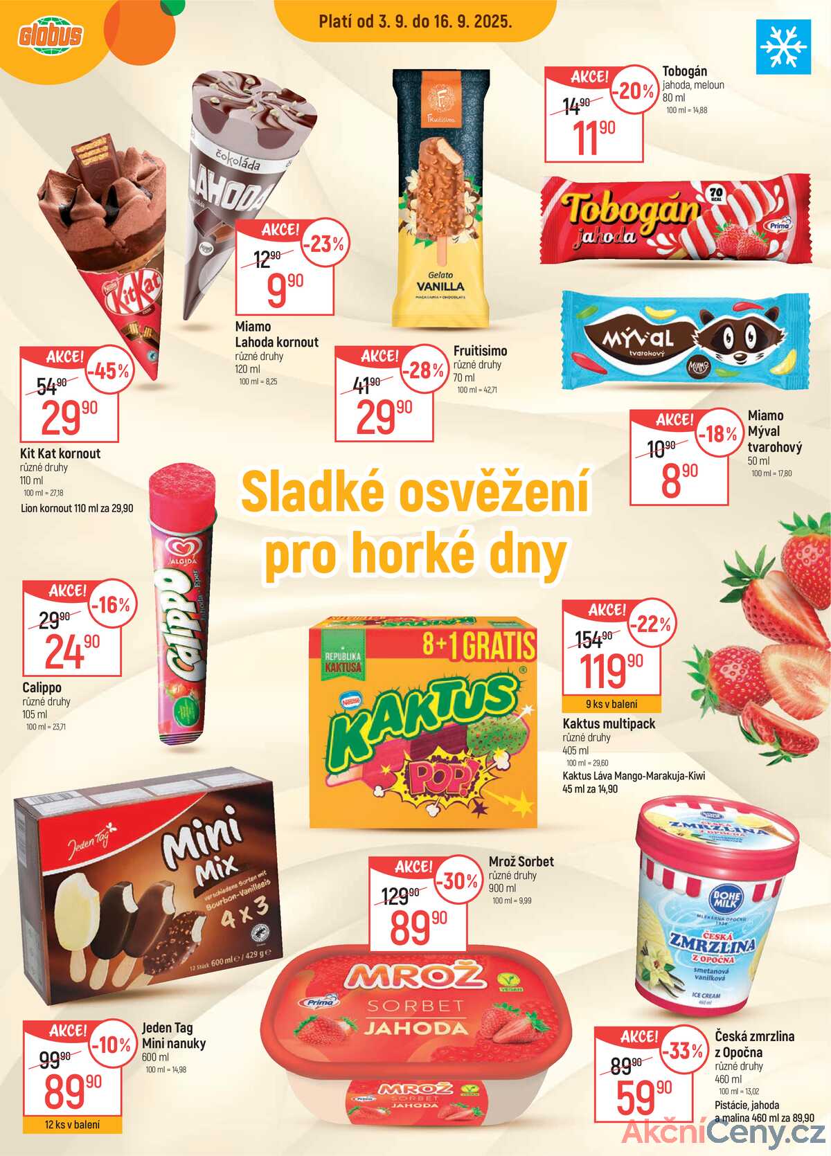Akční leták Globus 3.9. - 9.9.2025 - Globus Chotíkov u Plzně strana 3