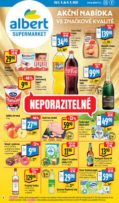 Albert Supermarket od 3.9. do 9.9.2025