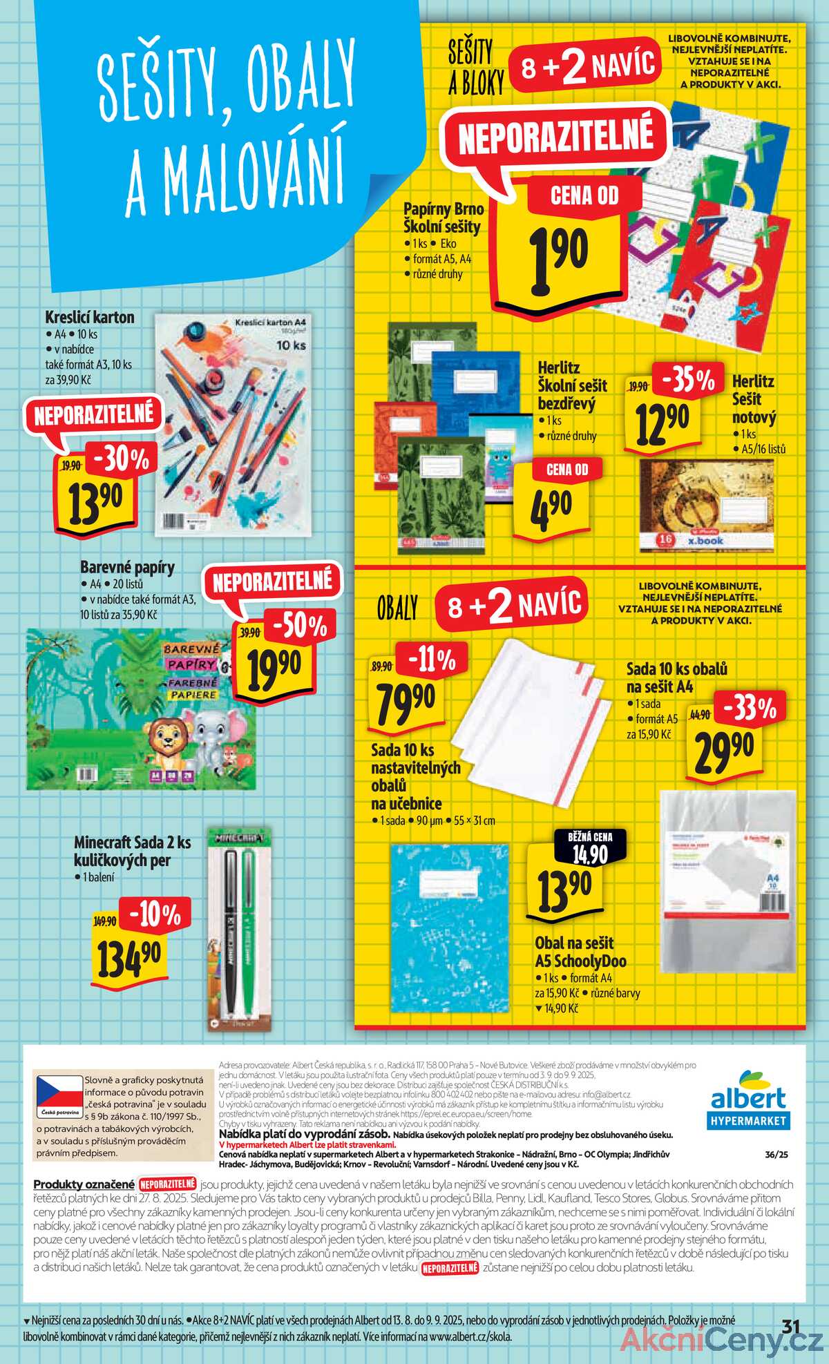 Albert  Hypermarket od 3.9. do 9.9.2025 strana 34