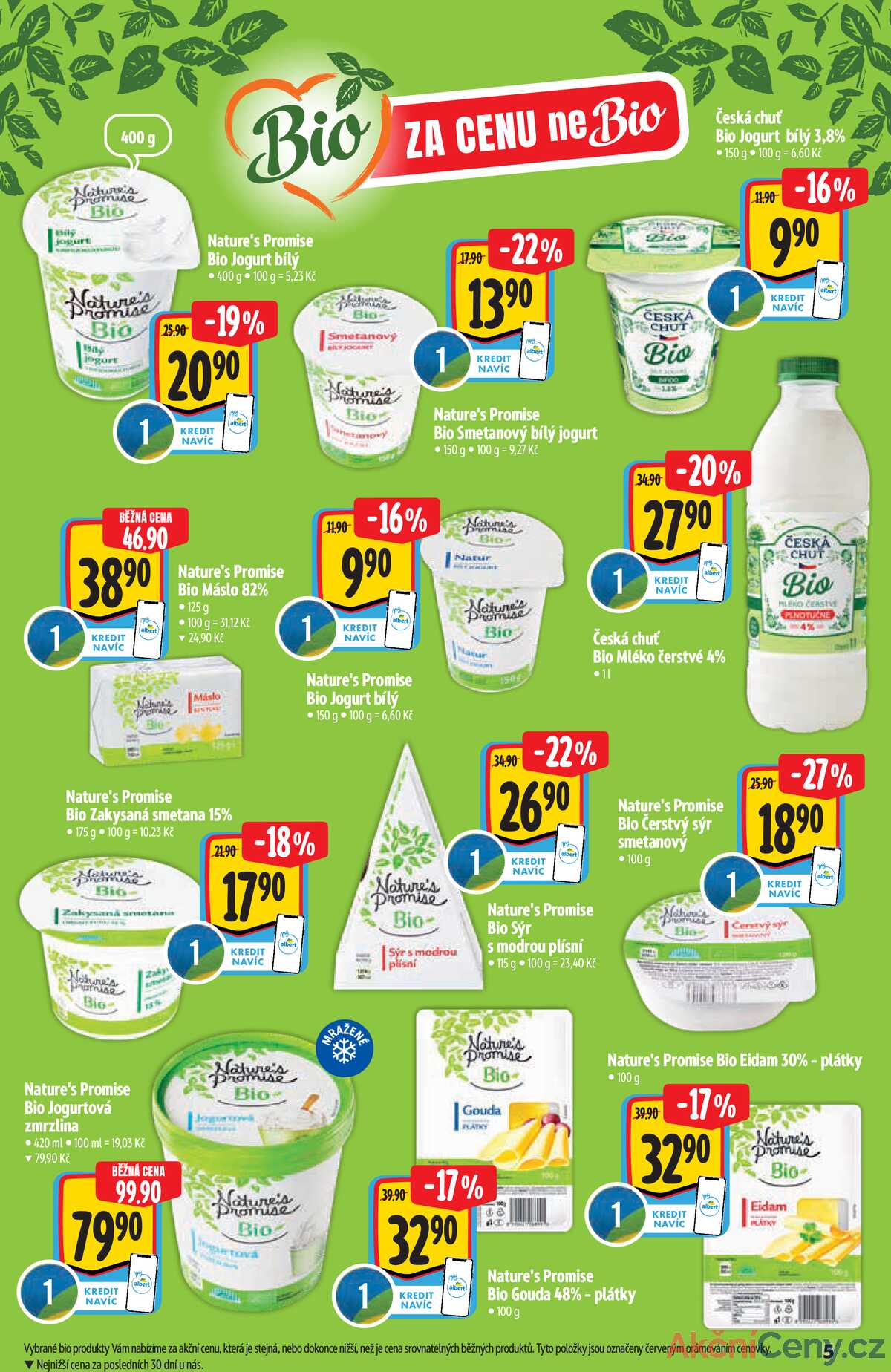 Albert  Hypermarket katalog Bio od 3.9. do 30.9.2025 strana 5