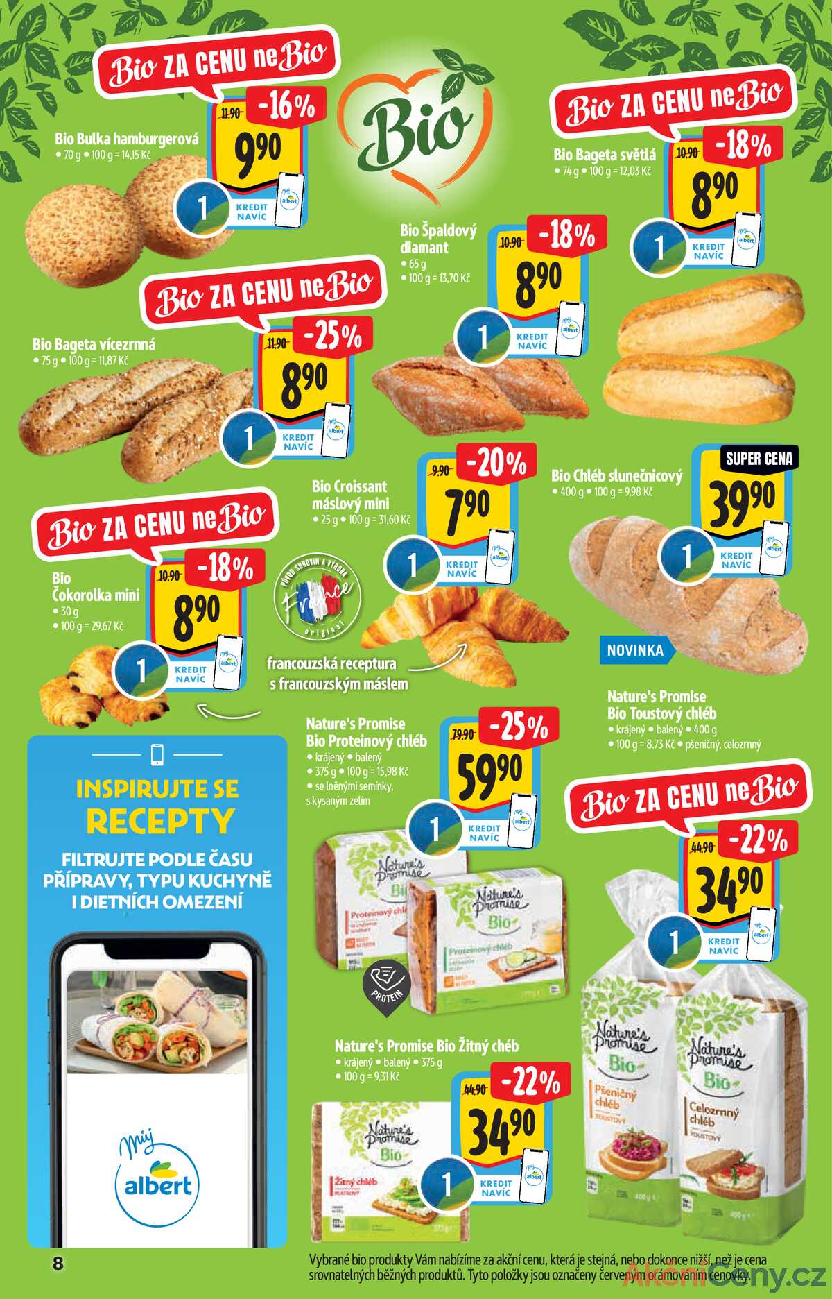 Albert  Hypermarket katalog Bio od 3.9. do 30.9.2025 strana 8