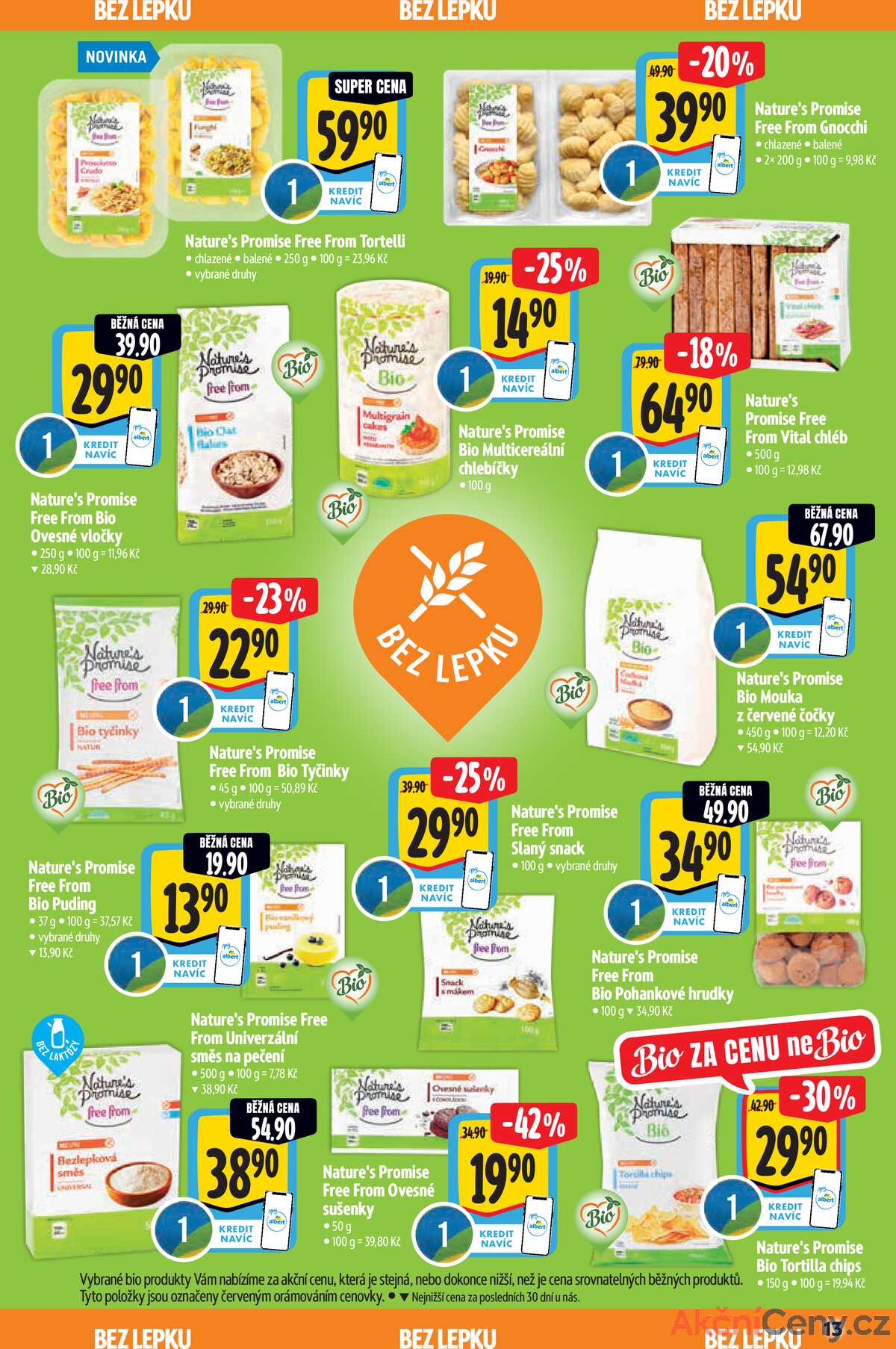 Albert  Hypermarket katalog Bio od 3.9. do 30.9.2025 strana 13