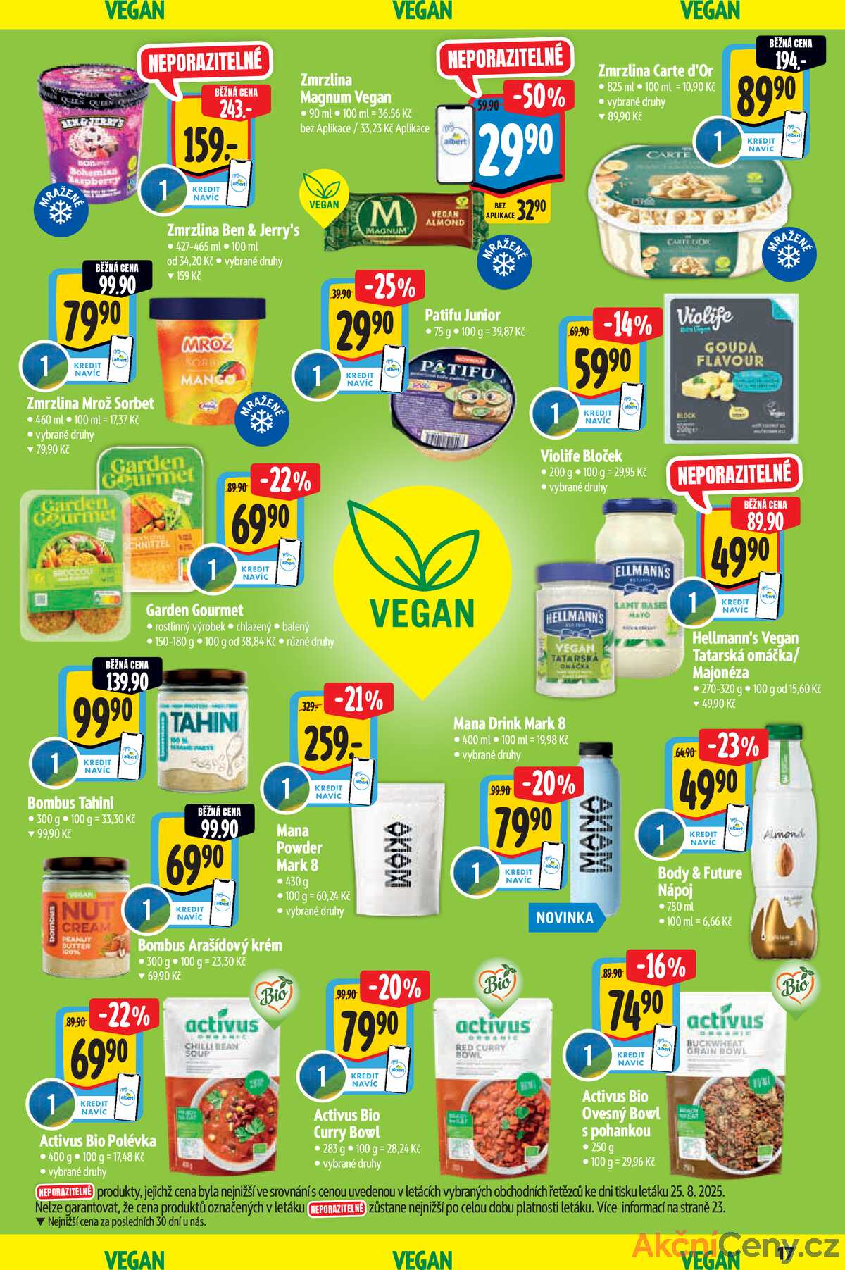 Albert  Hypermarket katalog Bio od 3.9. do 30.9.2025 strana 17