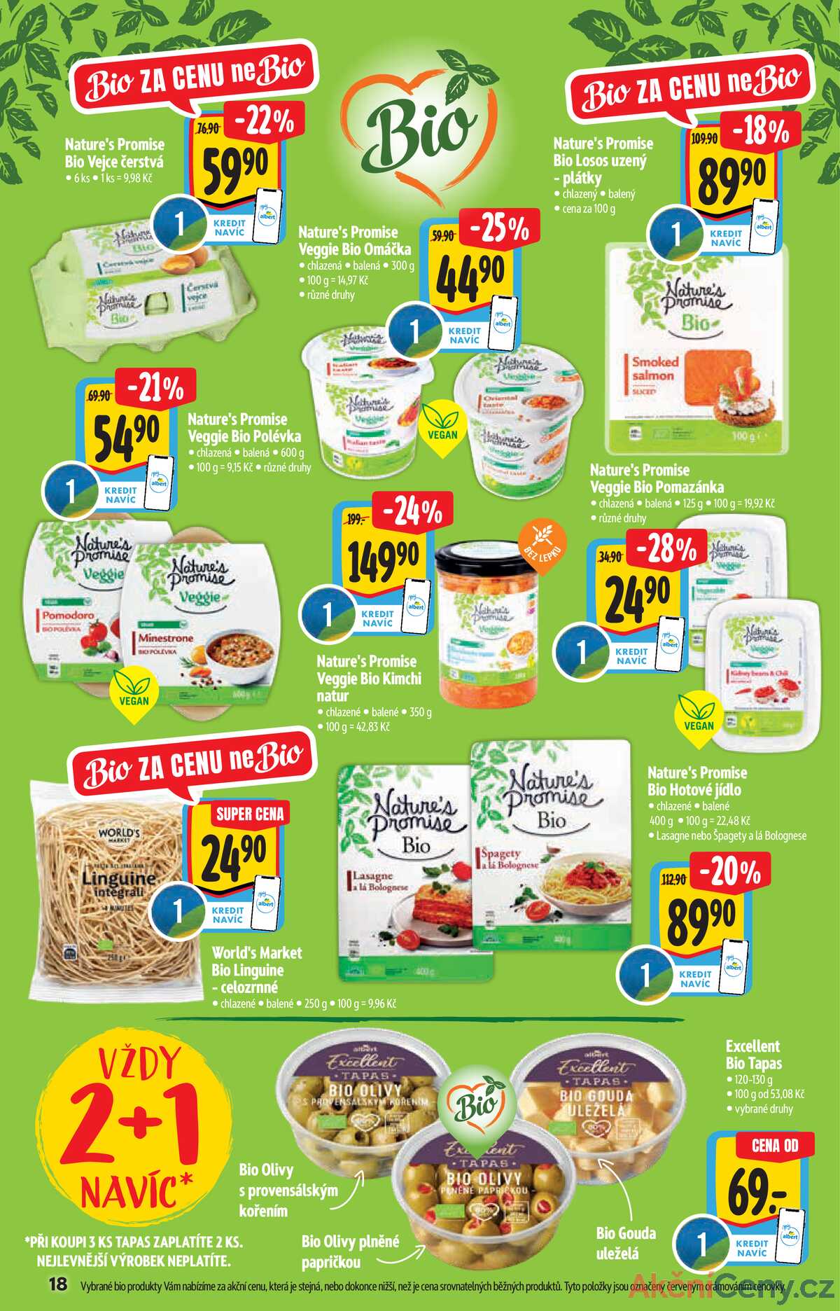 Albert  Hypermarket katalog Bio od 3.9. do 30.9.2025 strana 18